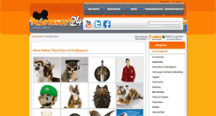Desktop Screenshot of plueschwelt24.de